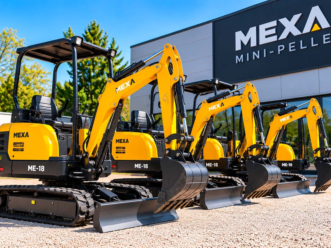 Mini-pelle neuve ou d'occasion : que choisir ?