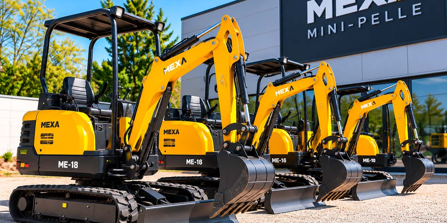 Mini-pelle neuve ou d'occasion : que choisir ?